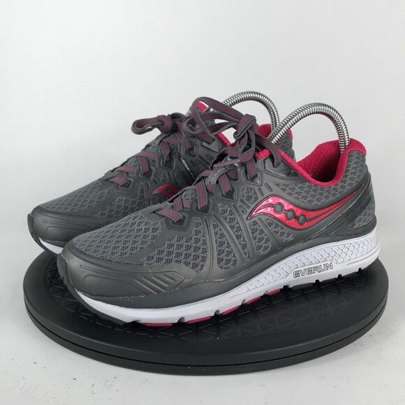 Saucony Shoes - Saucony Echelon 6 Gray/Pink Athletic Running Shoes S10384-1 Women’s Size 8